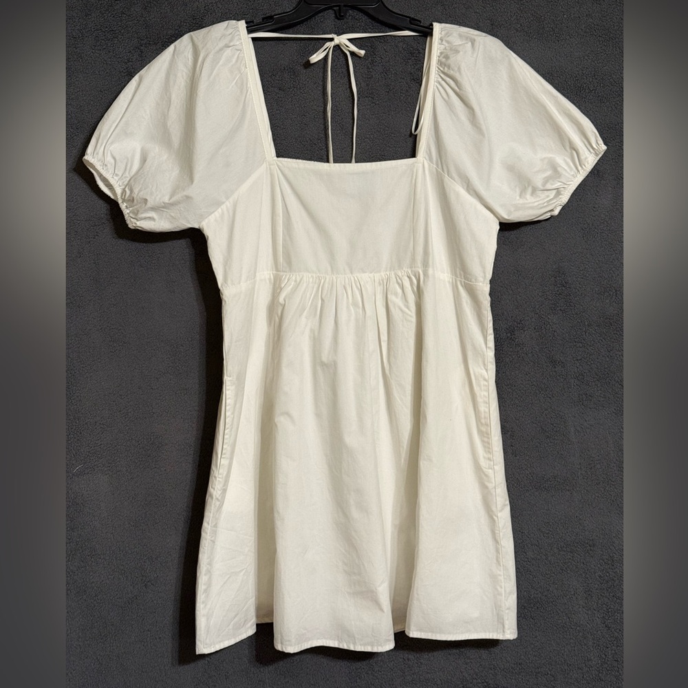 NWT Draper James Ivory Short Sleeve Dress Size Large
